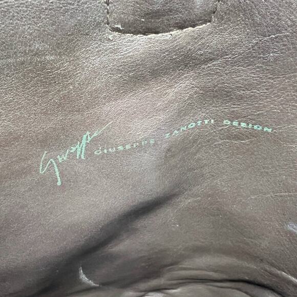 Rare Giuseppe Zanotti Glitter & Pony Hair Western Boots – Vicini, Size 9.5 - Picture 5 of 8